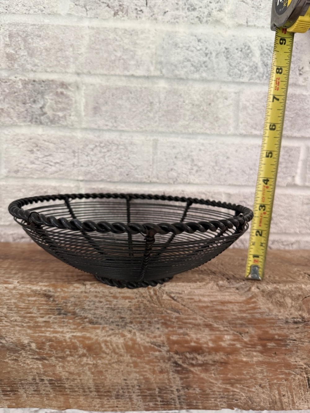 Black Woven Wire Decorative Bowl - Picture 6 of 6